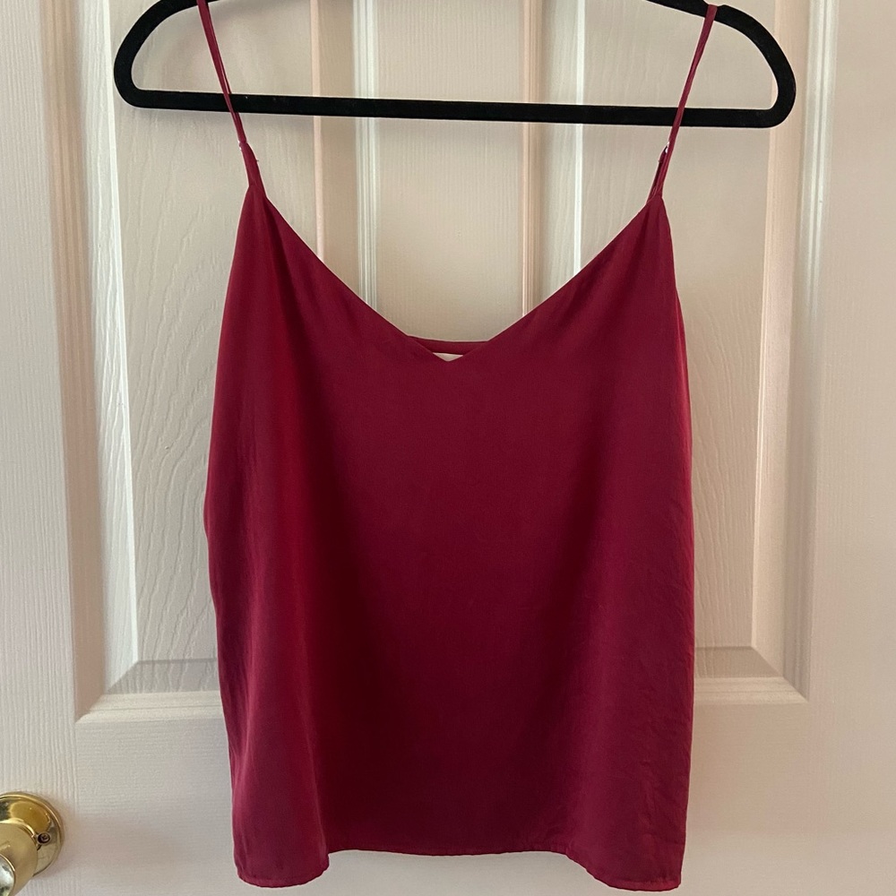 L’agence burgundy camisole size Xtra Small